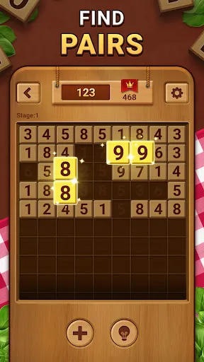 Gameplay screenshot 2 from Woodber - Classic Number Game - Board game